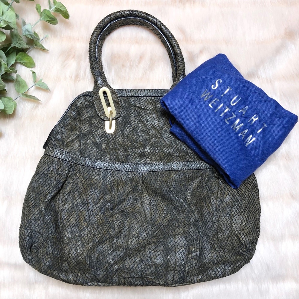 Stuart Weitzman Python Large Handbag - image 3